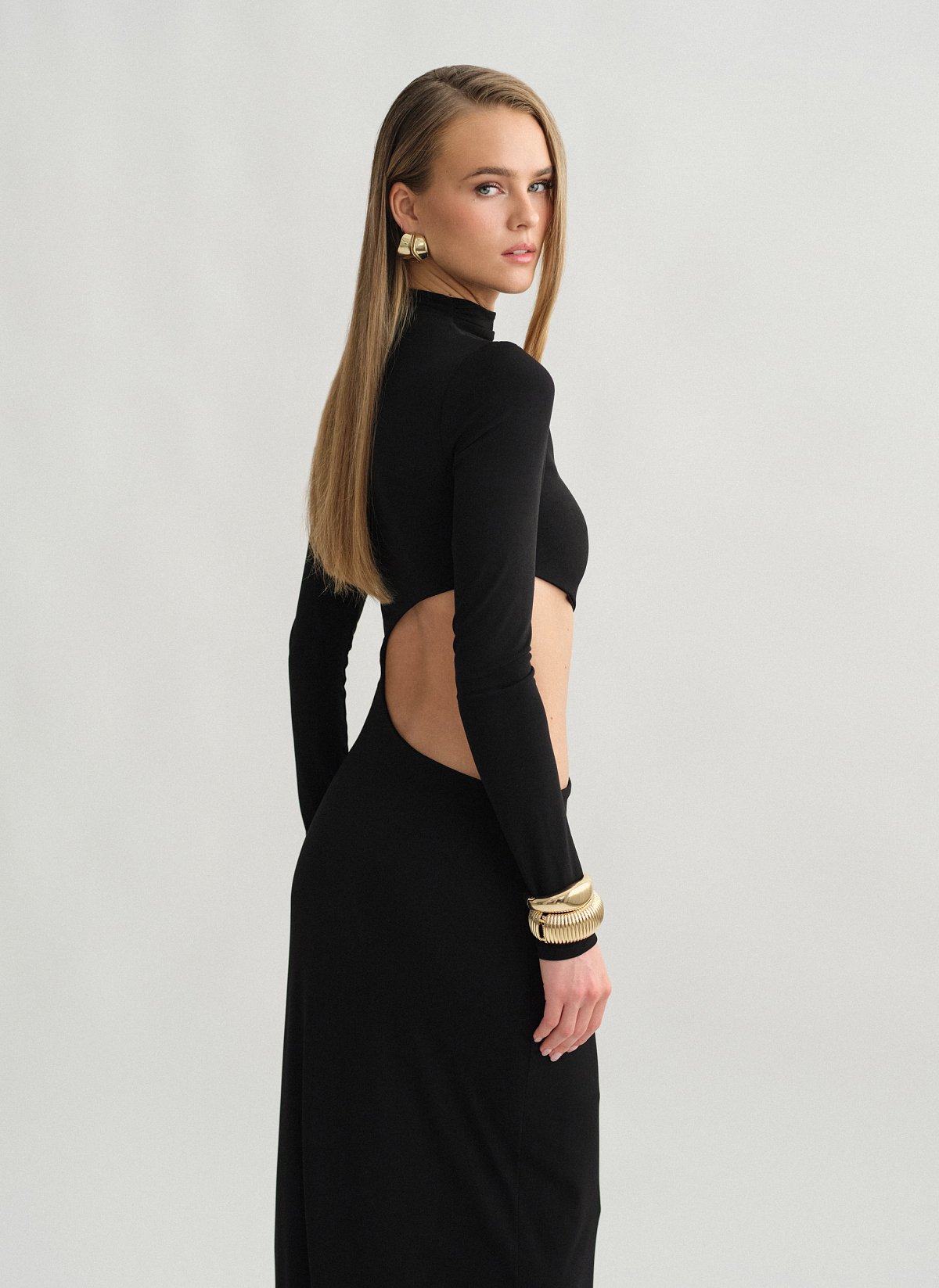 Cut-out maxi dress-5