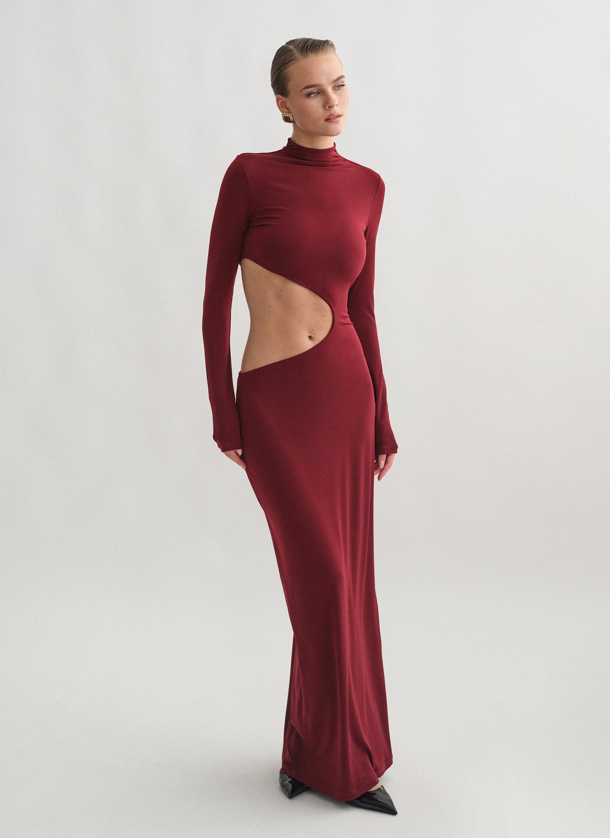 Cut-out maxi dress-8