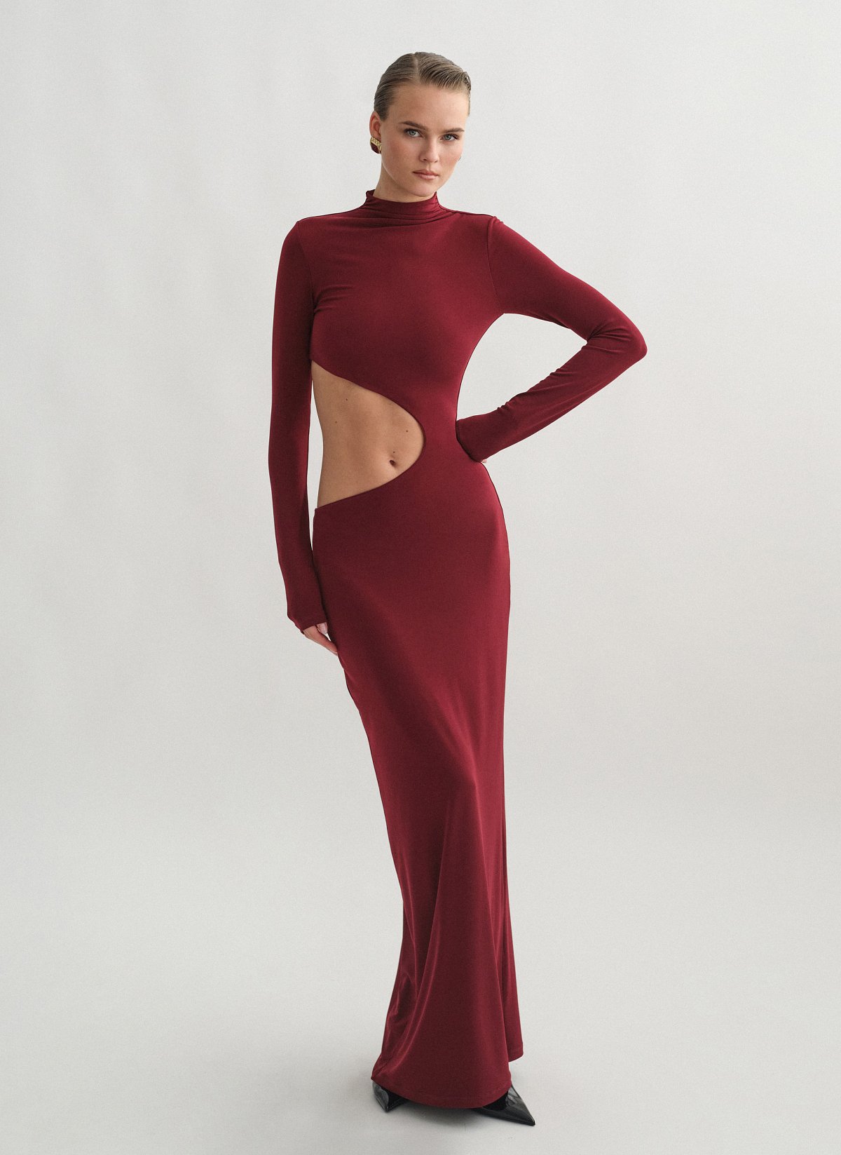 Cut-out maxi dress-7