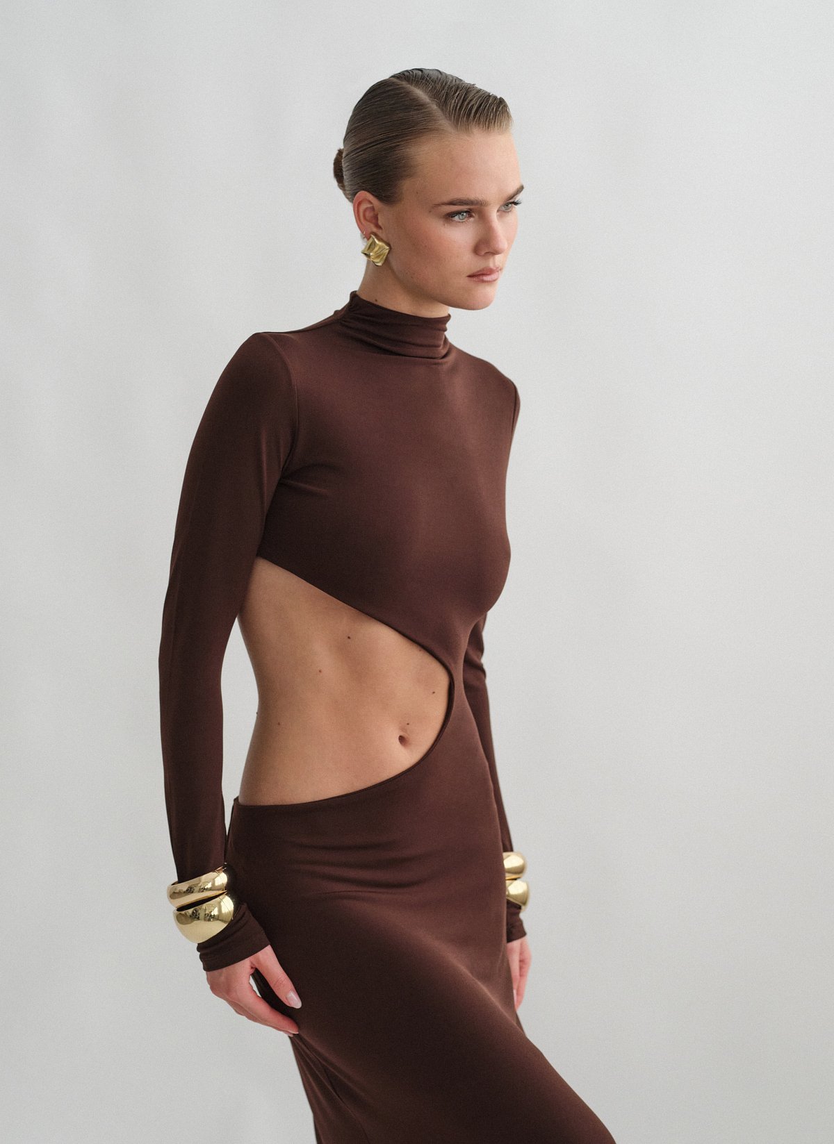 Cut-out maxi dress-13