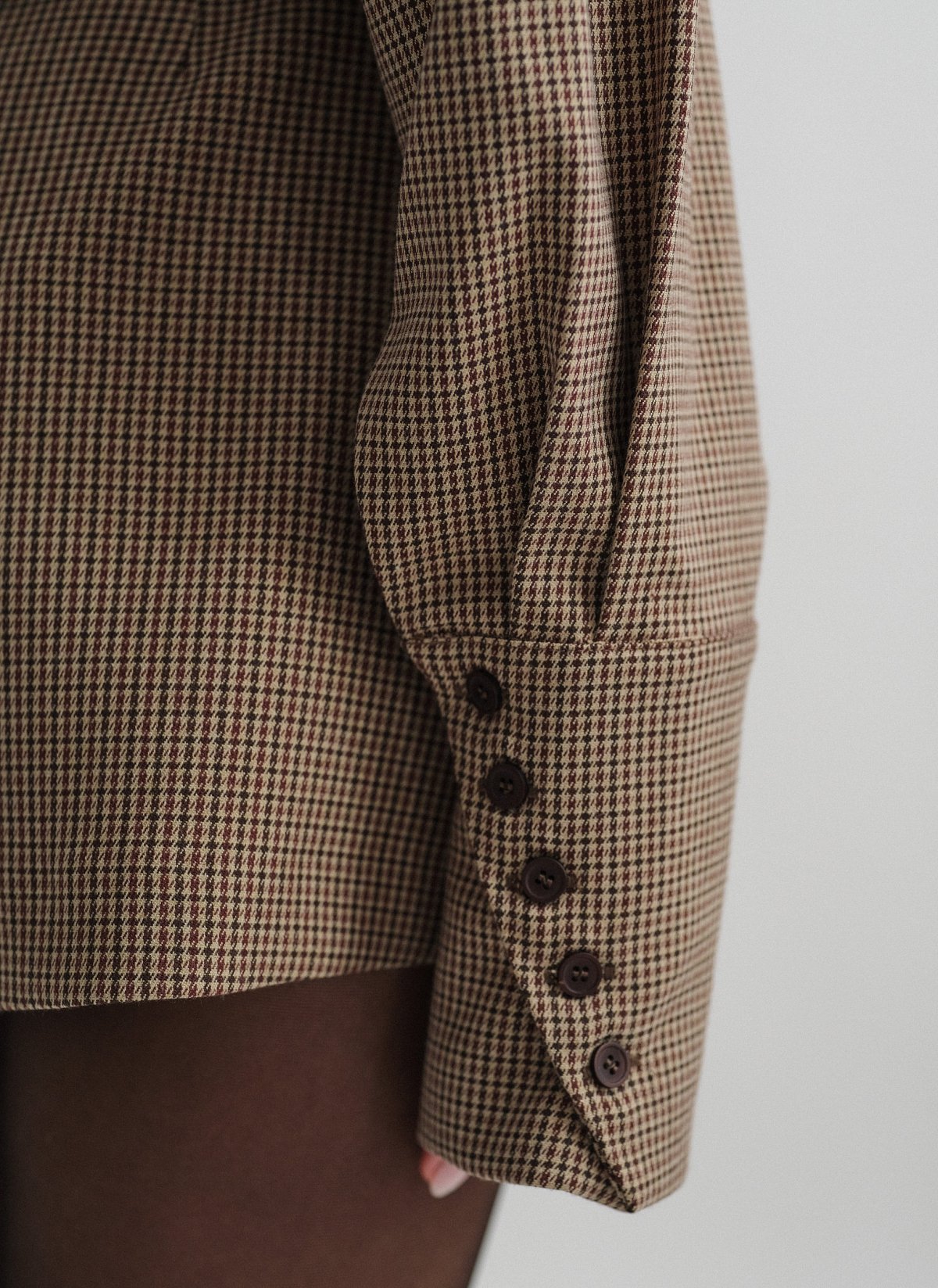 Oversized πουκάμισο με σχέδιο ύφανσης-6