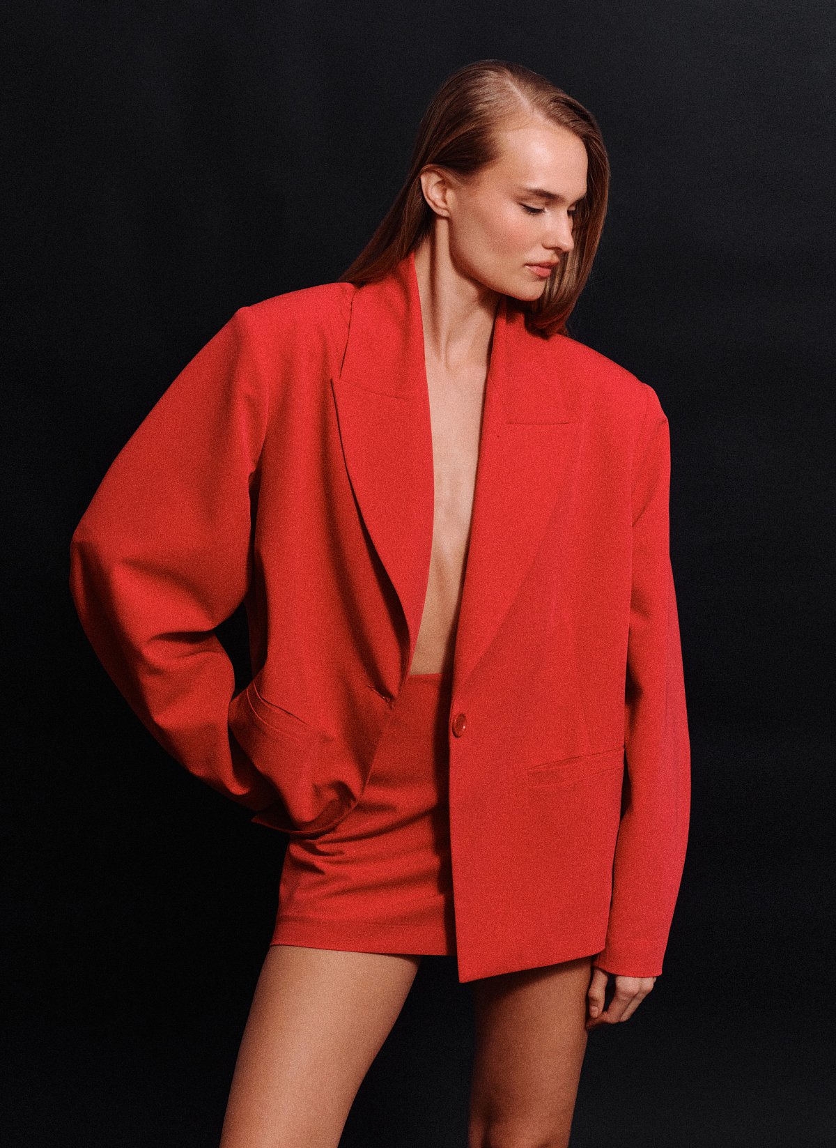 Oversized μπλέιζερ-5