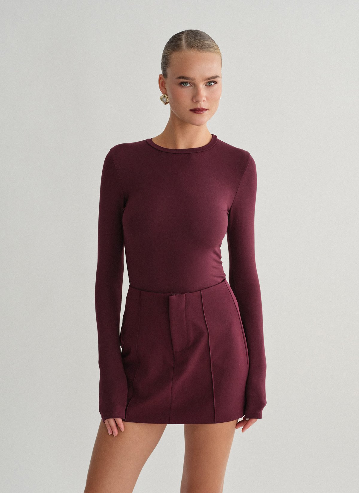 Γυναικείο basic μακρυμάνικο τοπ bamboo