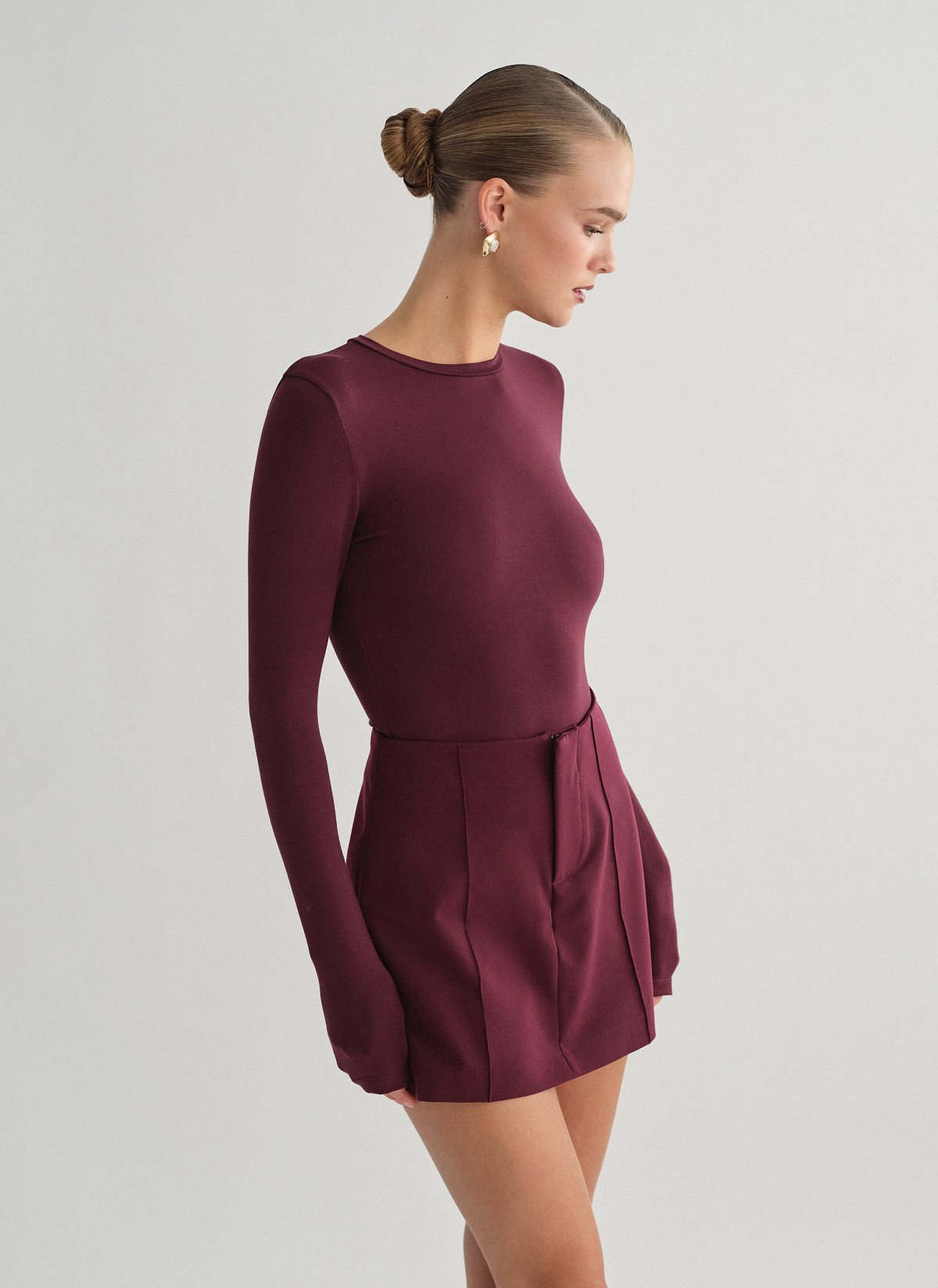 Γυναικείο basic μακρυμάνικο τοπ bamboo