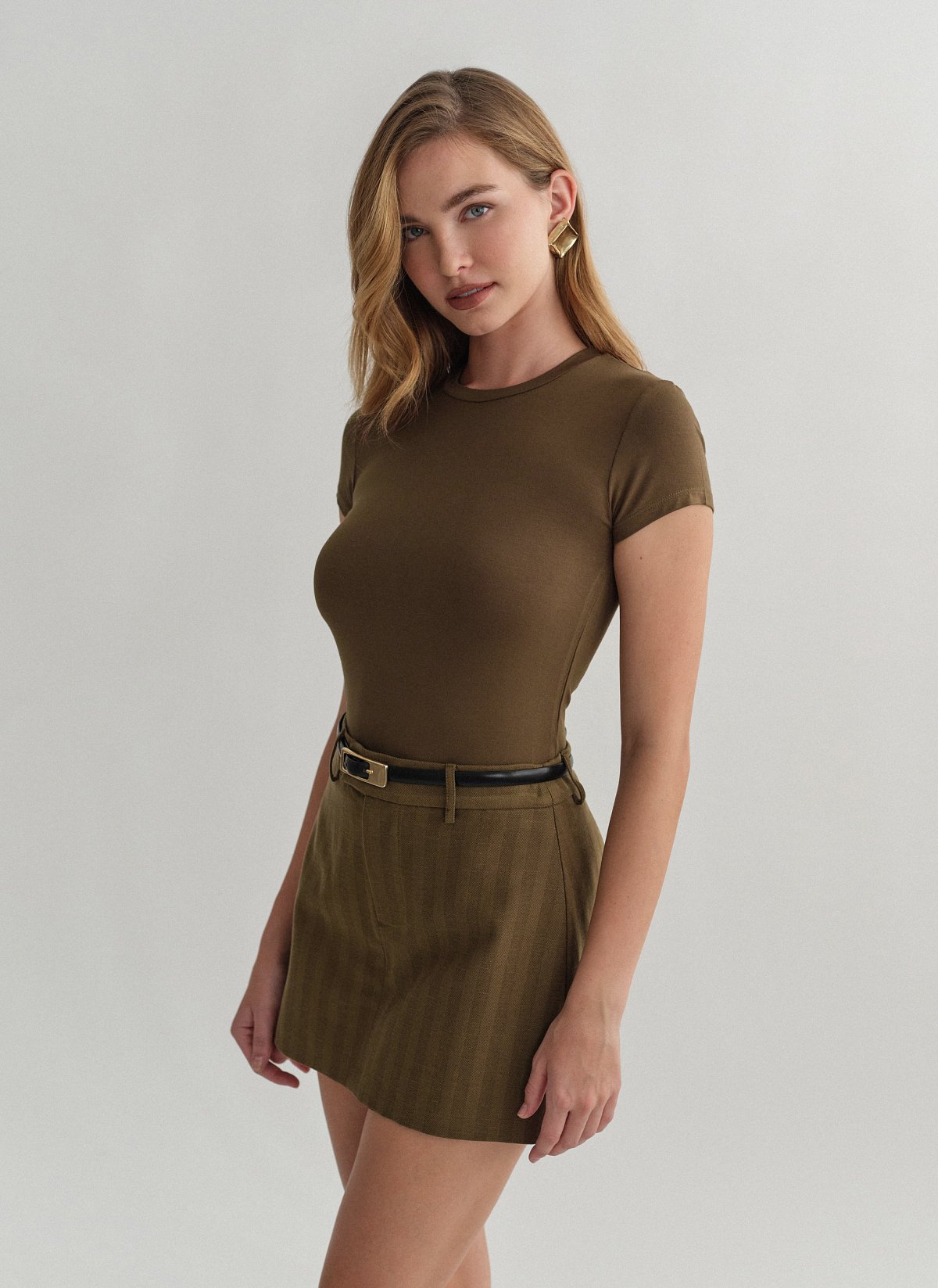 Γυναικείο κοντομάνικο basic τοπ bamboo