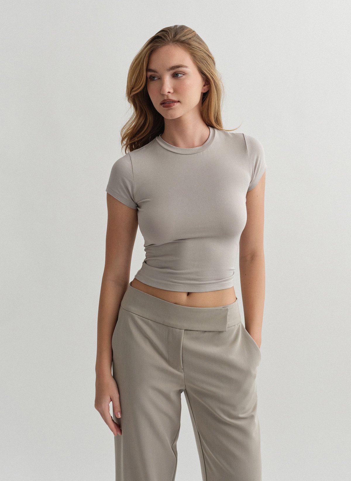 Γυναικείο κοντομάνικο basic τοπ bamboo