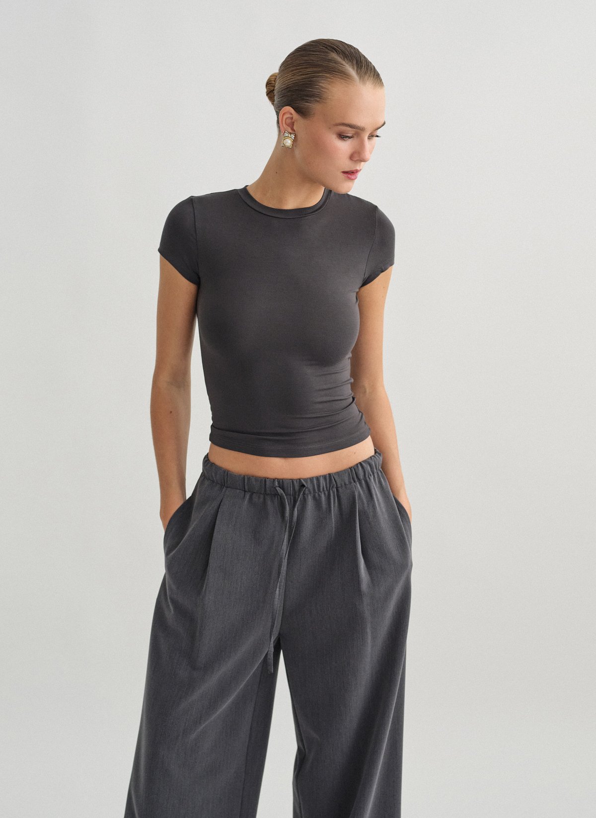 Κοντομάνικο basic τοπ bamboo-20