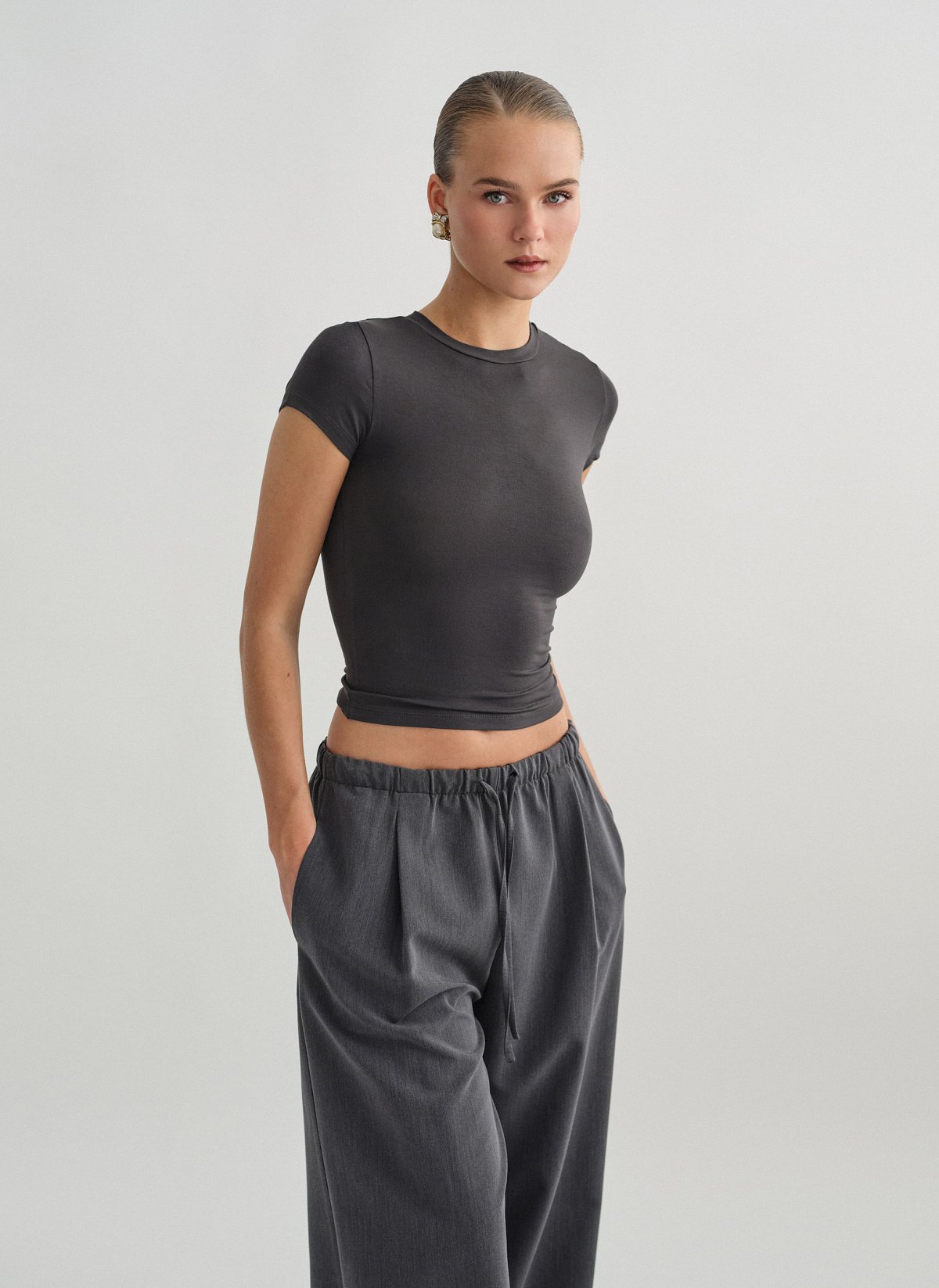 Κοντομάνικο basic τοπ bamboo-19