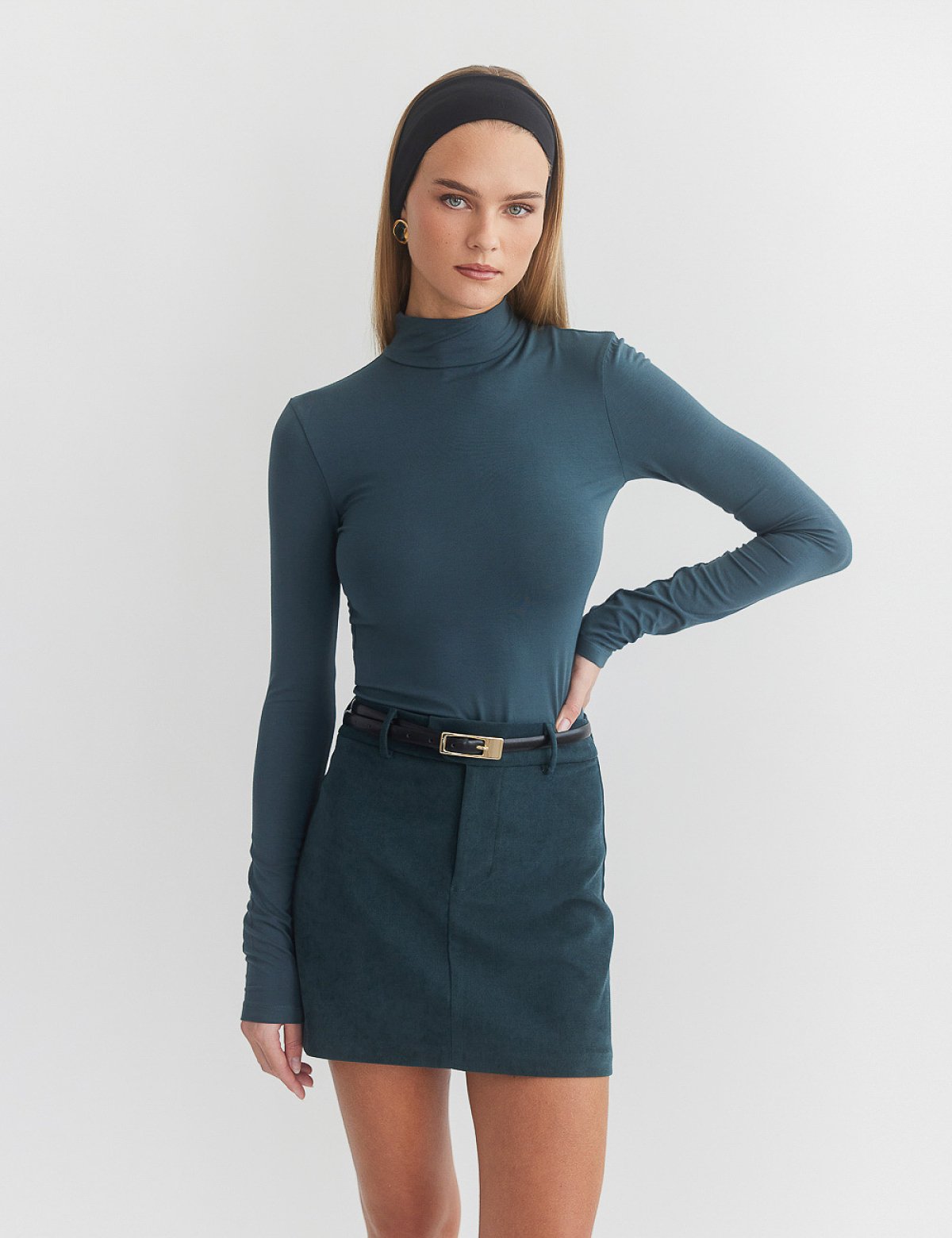 Βελούδινη κοτλέ μίνι φούστα-24