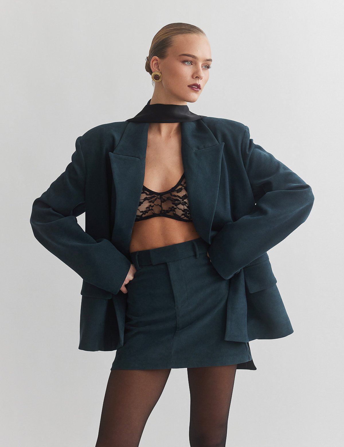 Βελούδινη κοτλέ μίνι φούστα-23