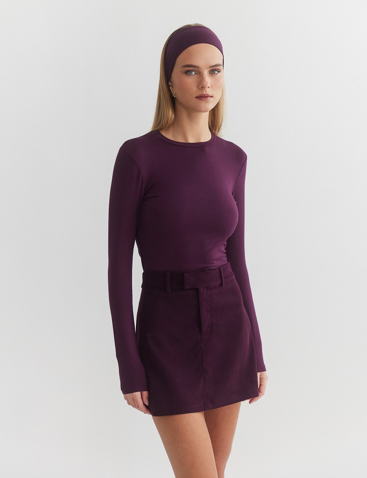 Βελούδινη κοτλέ μίνι φούστα-13