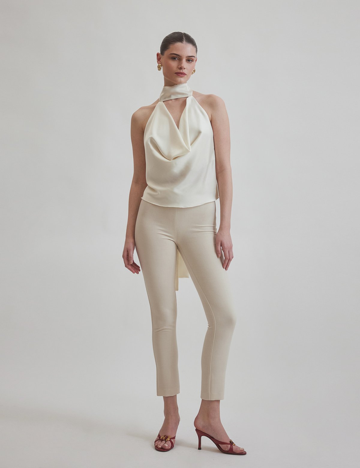 Ίσιο εφαρμοστό παντελόνι-4