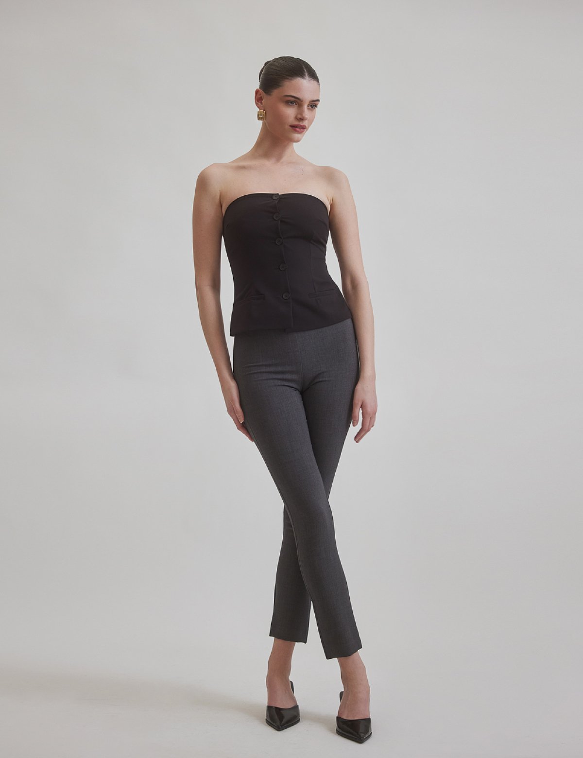 Ίσιο εφαρμοστό παντελόνι-7