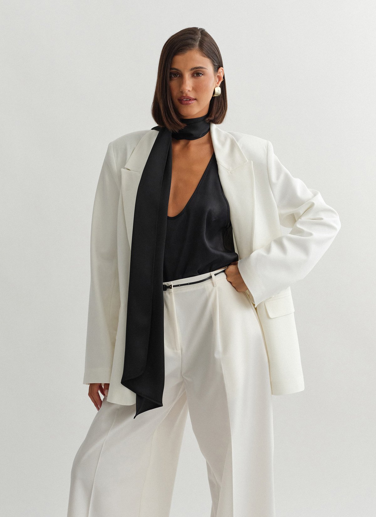 Γυναικείο σατέν φουλάρι