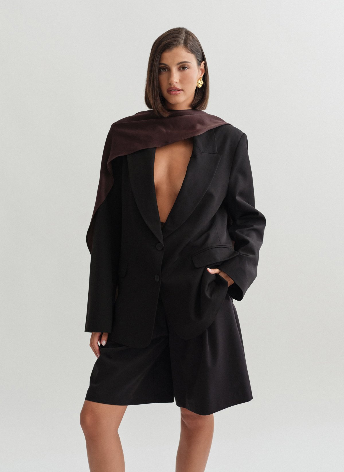 Basic oversized μπλέιζερ-28