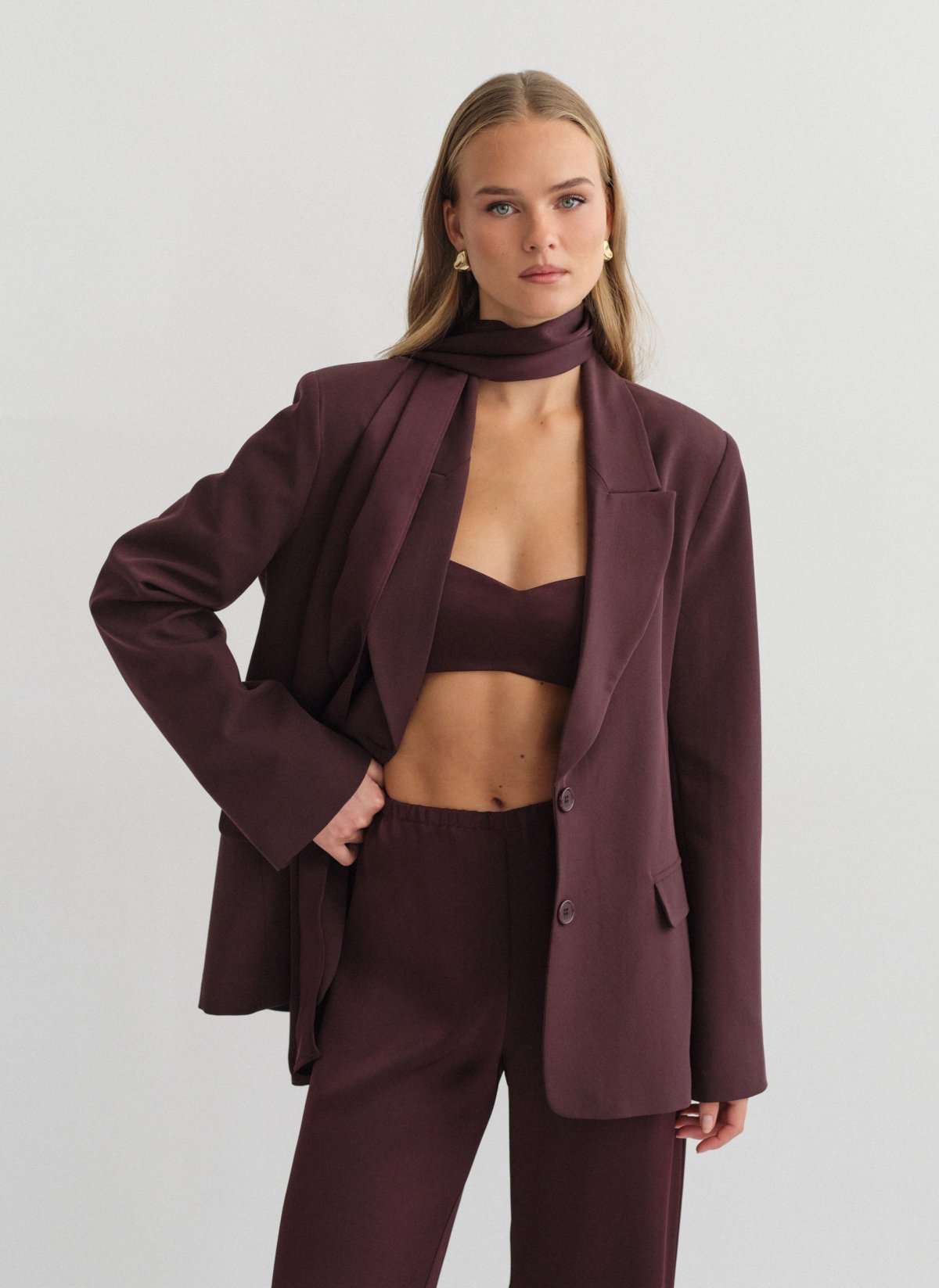 Basic oversized μπλέιζερ-6