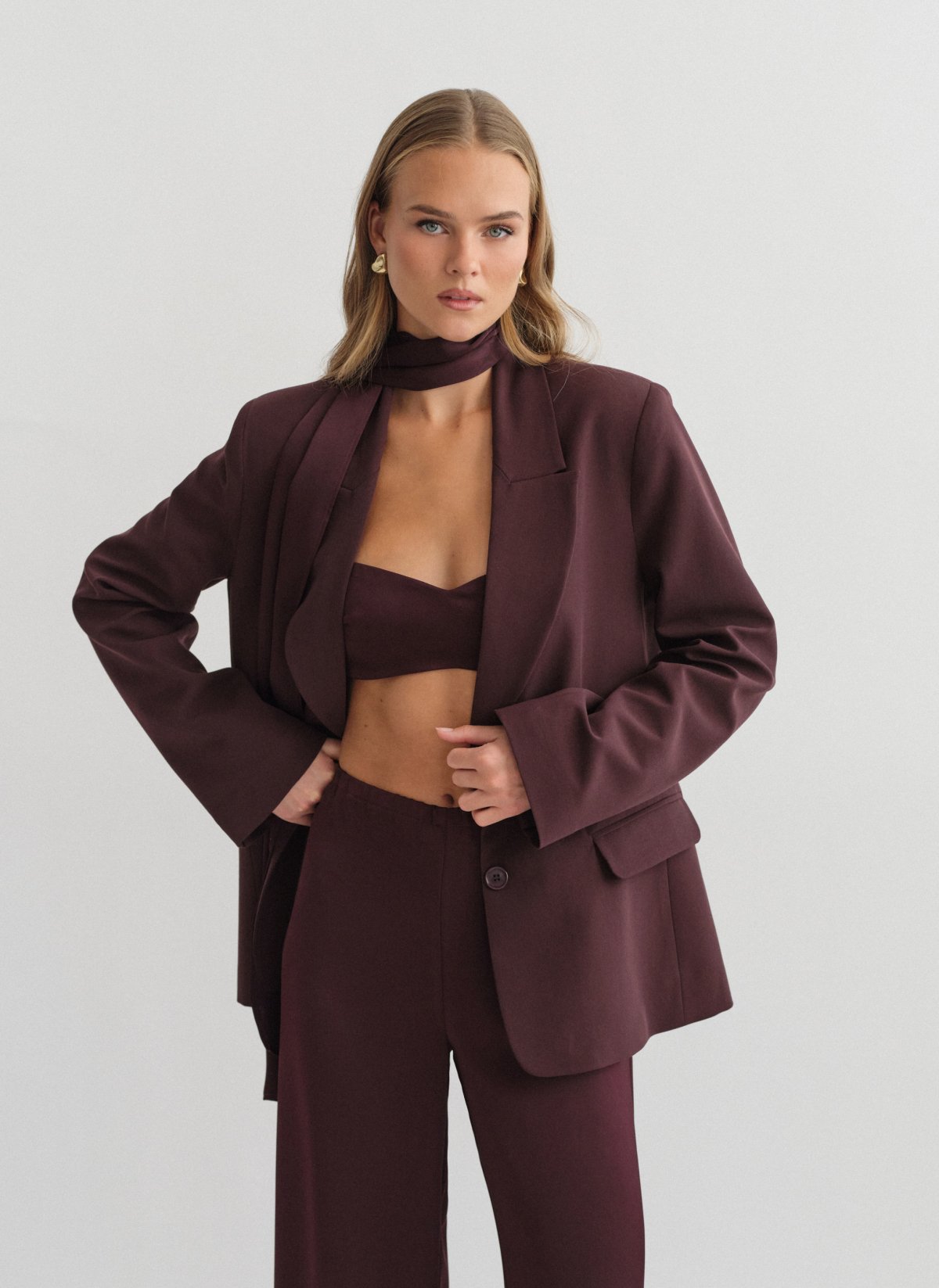 Basic oversized μπλέιζερ-5