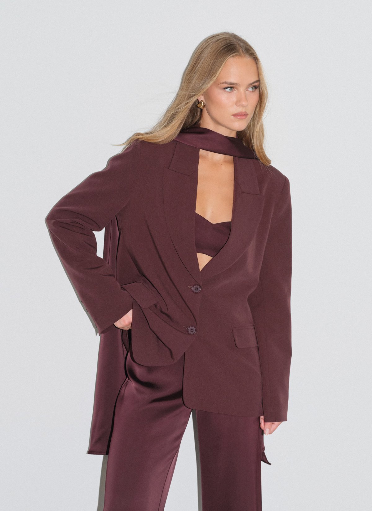 Basic oversized μπλέιζερ-8