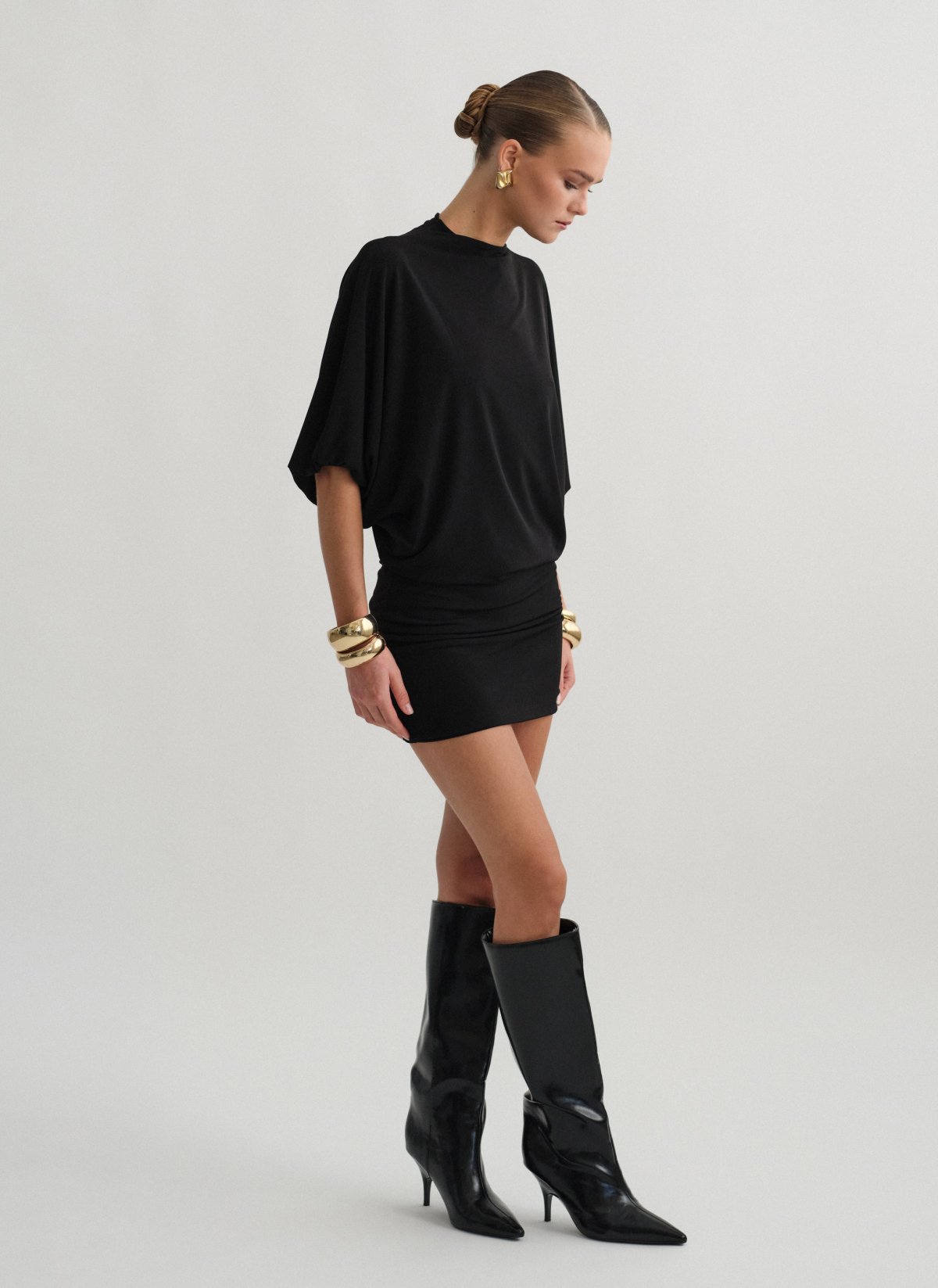 Openback mini dress-3