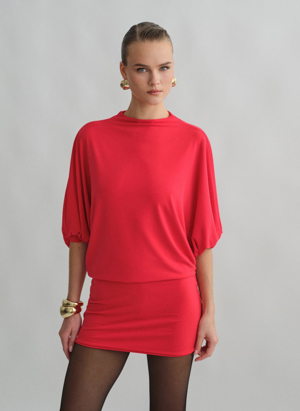 Openback mini dress-6