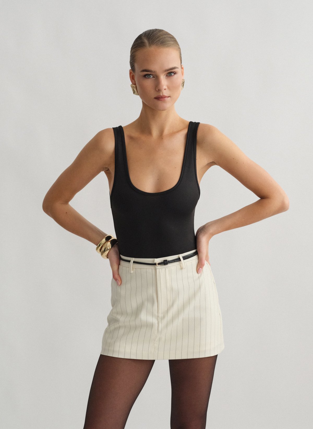 Striped skort-20