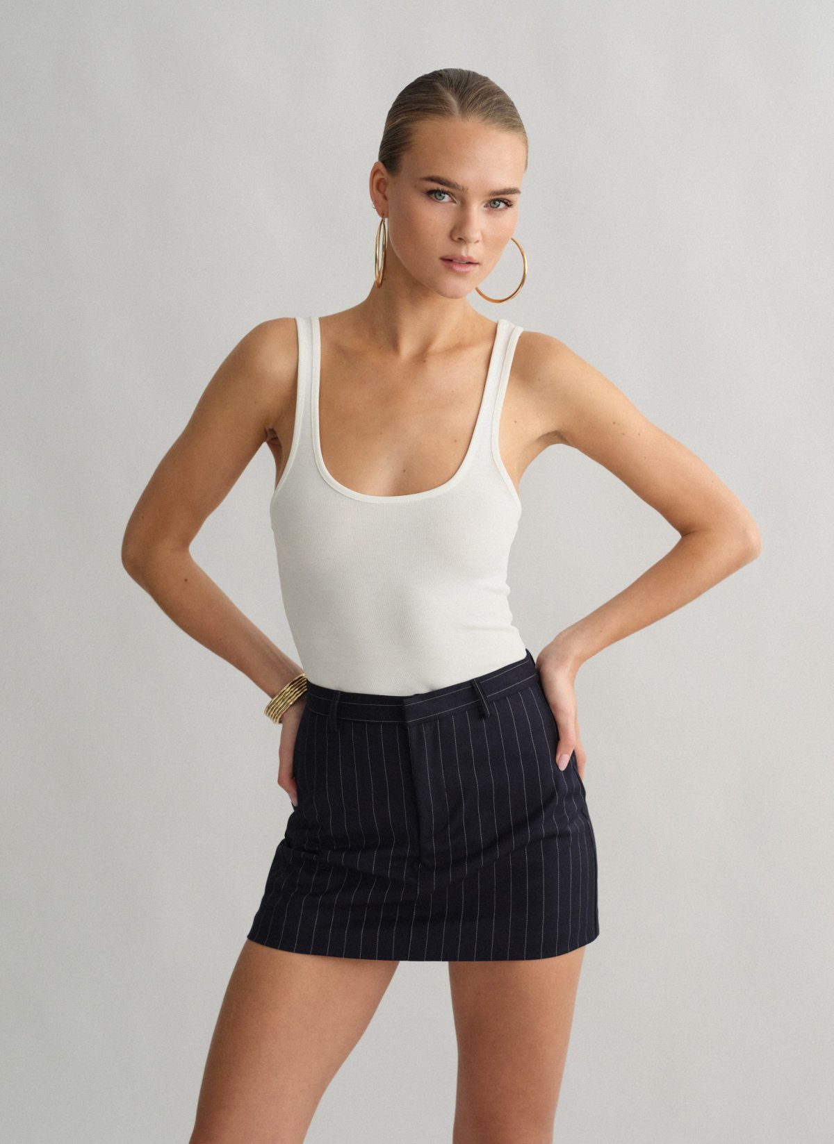 Striped skort-12
