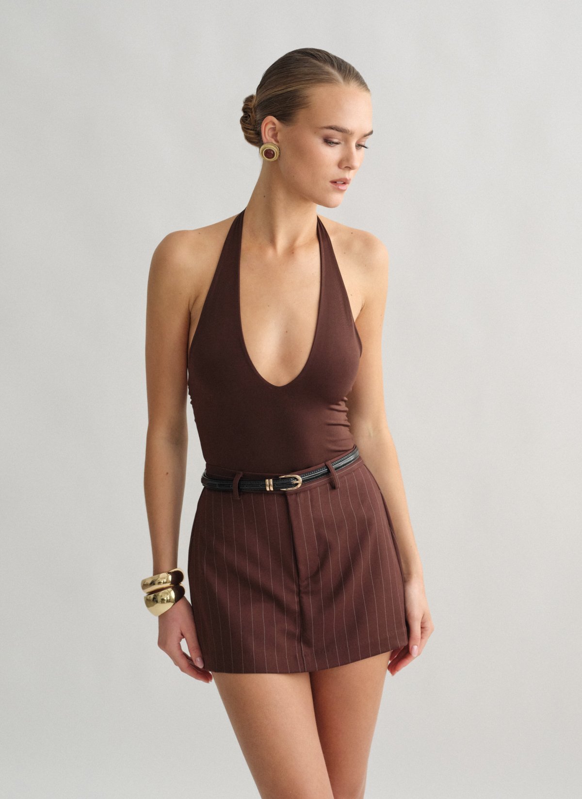 Striped skort-10