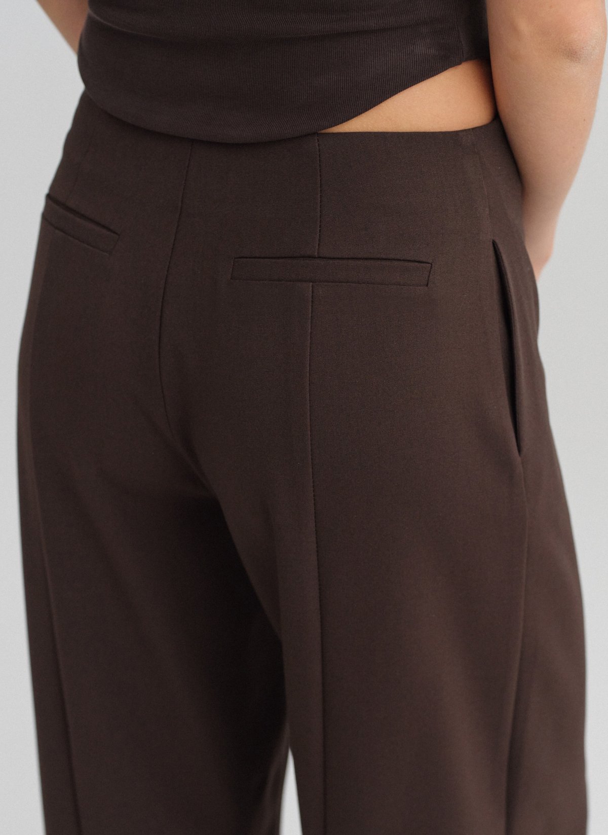 Textured low-rise trousers-13