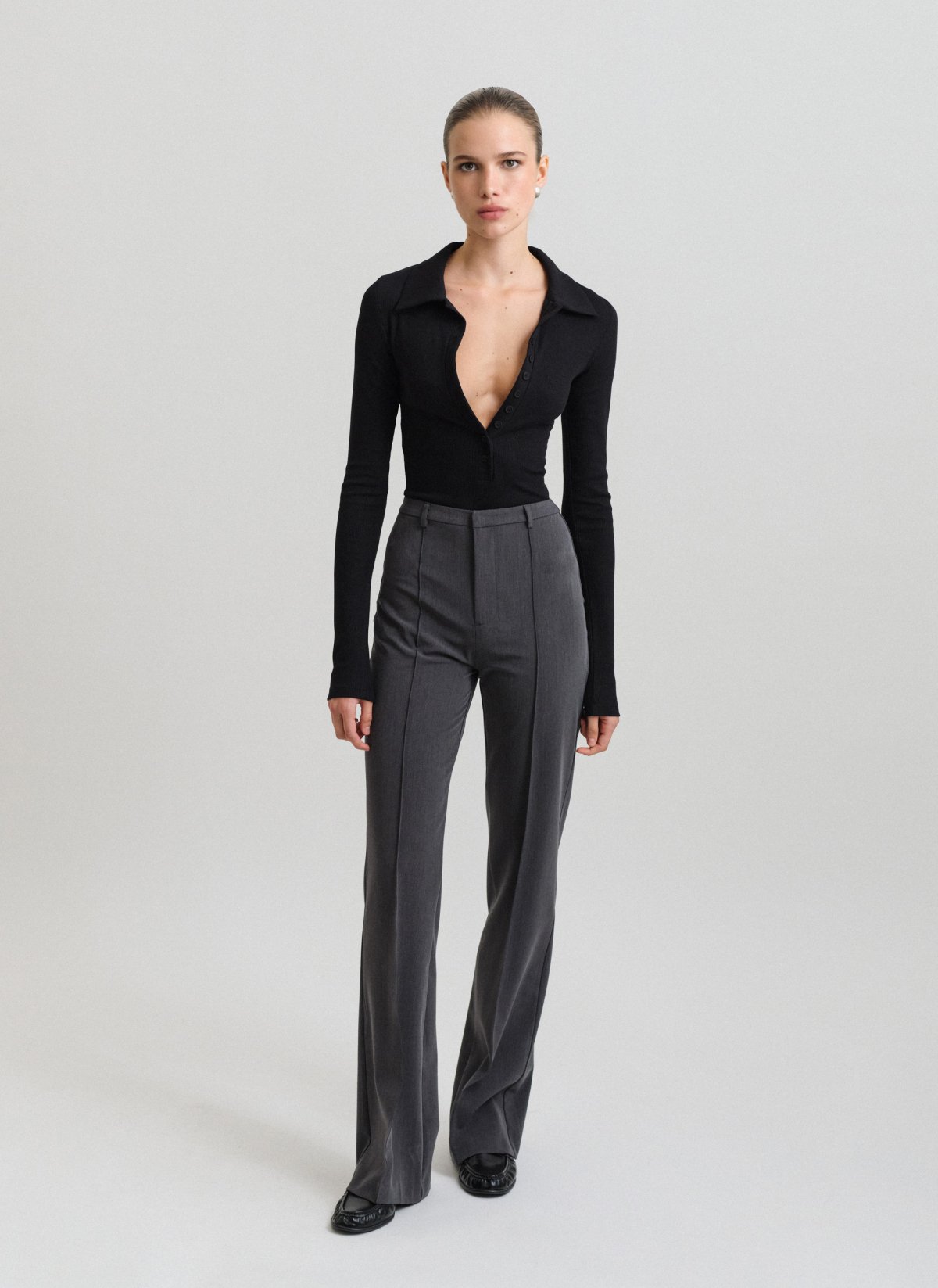 High-waist straight-leg trousers-20