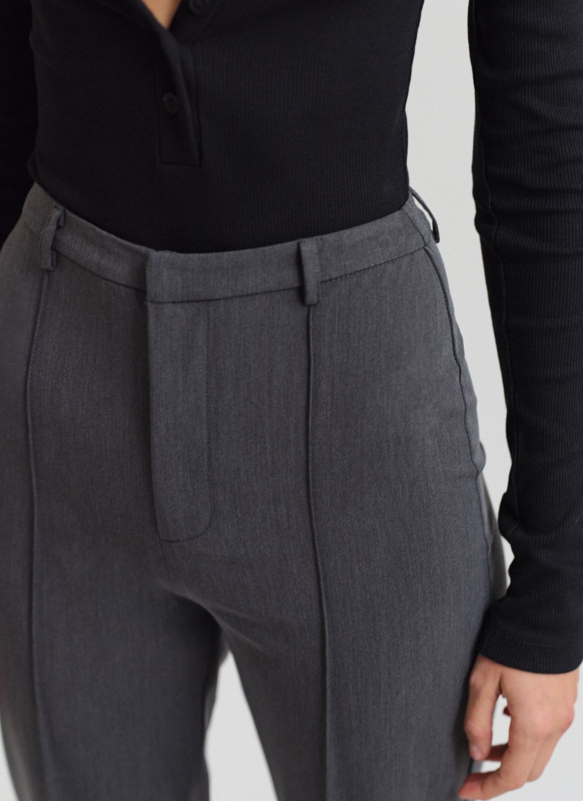 High-waist straight-leg trousers-22