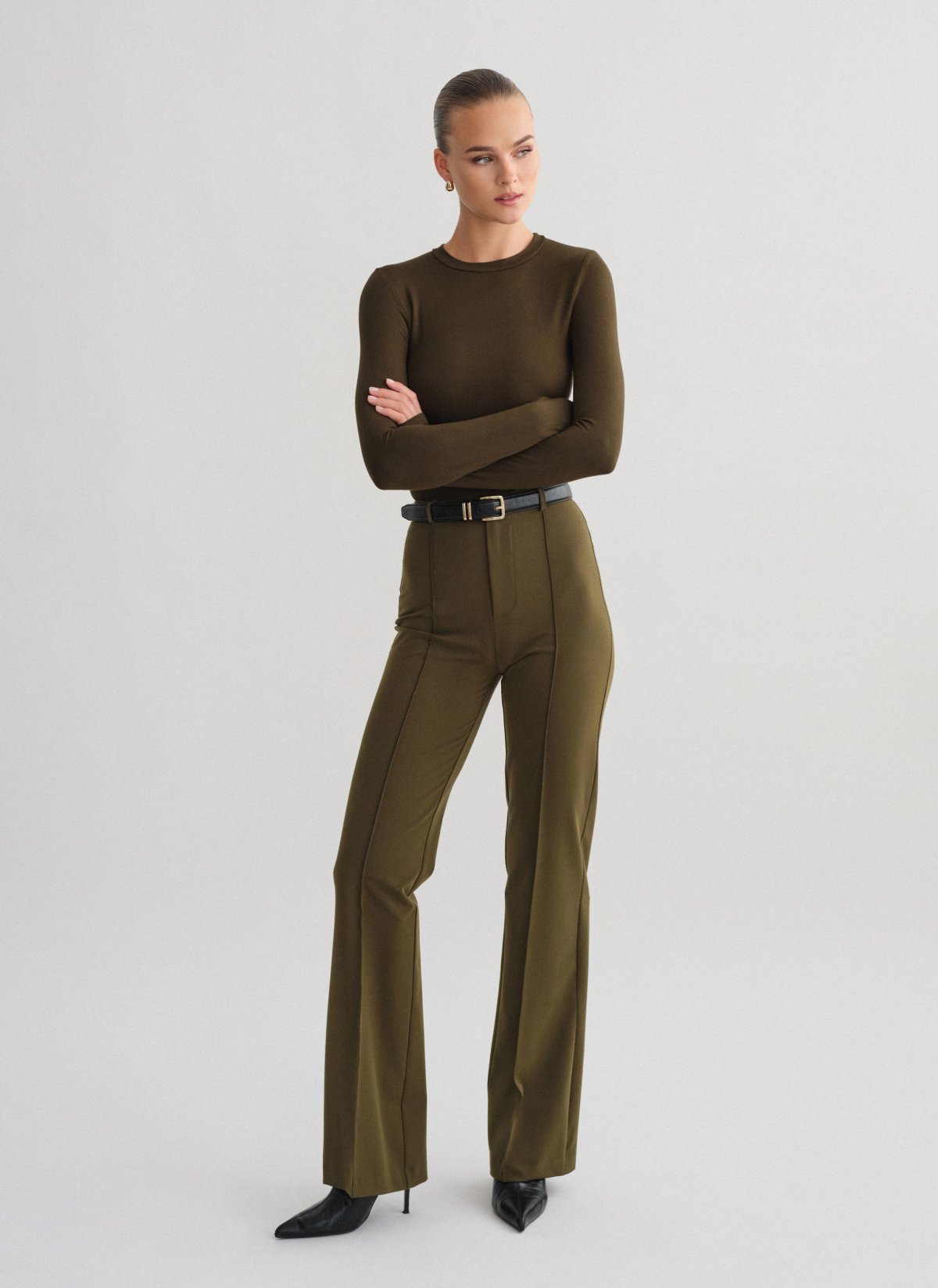 High-waist straight-leg trousers-28