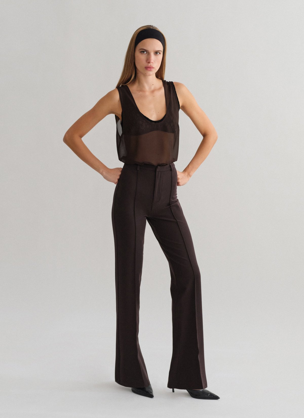 High-waist straight-leg trousers-15