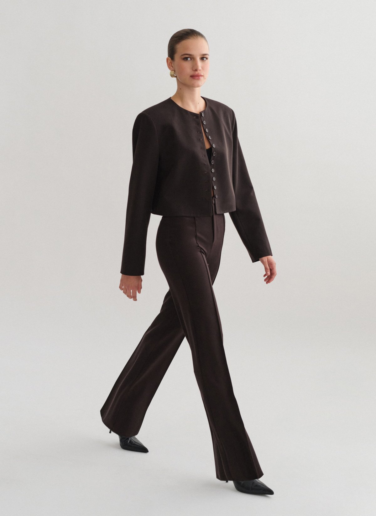 High-waist straight-leg trousers-17