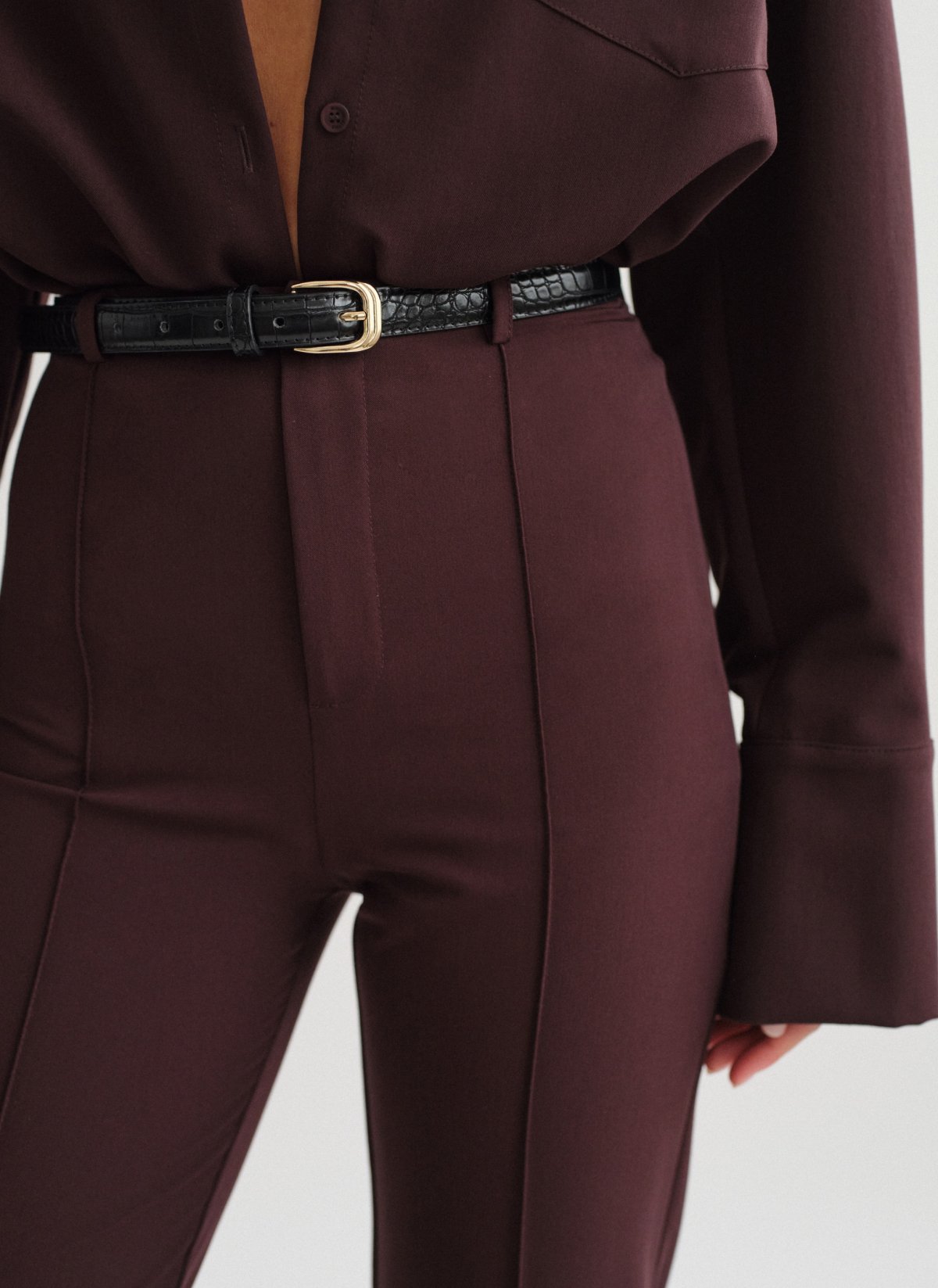 High-waist straight-leg trousers-6
