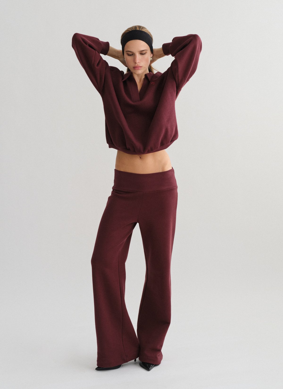 Sweatpants with wide waistband-29