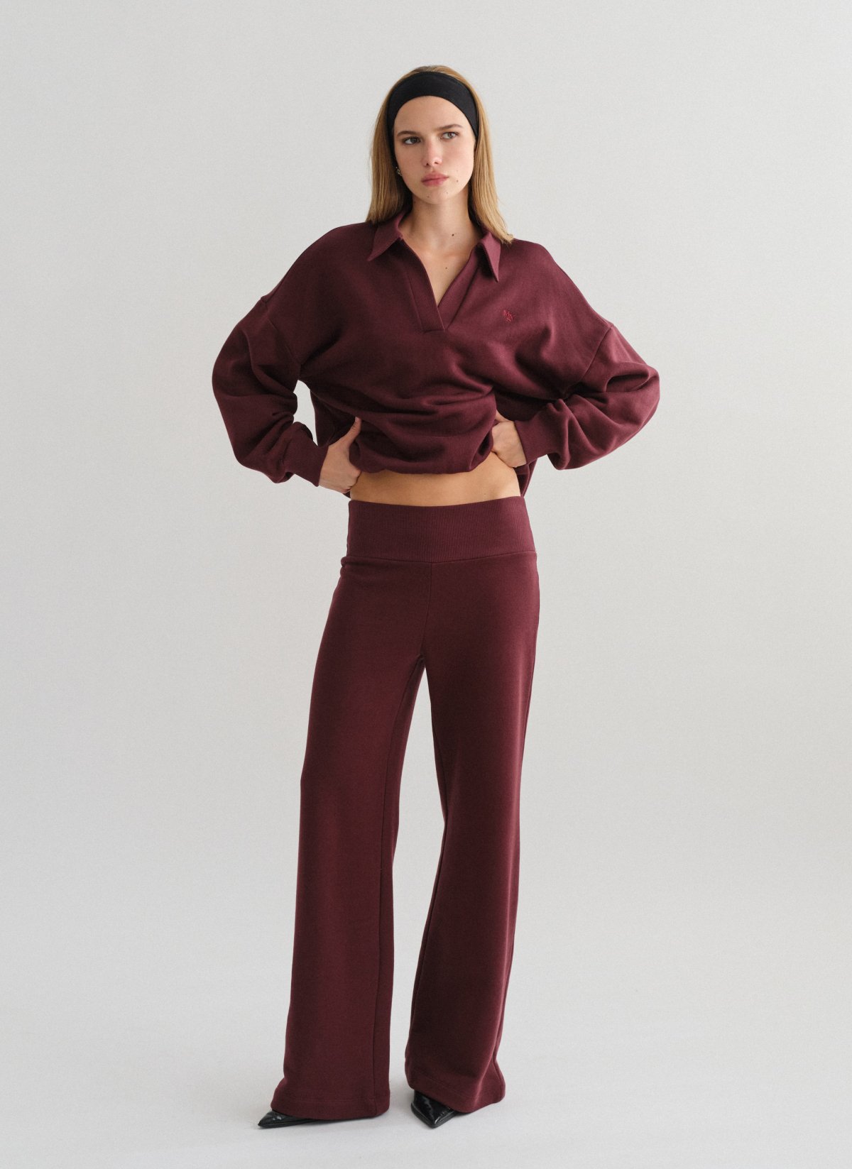 Sweatpants with wide waistband-30