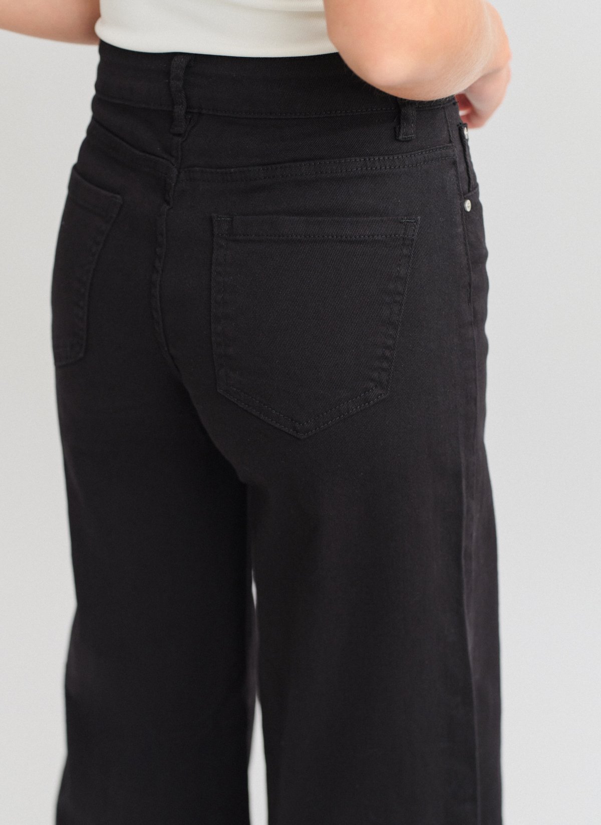 High-waisted wide leg jeans-5