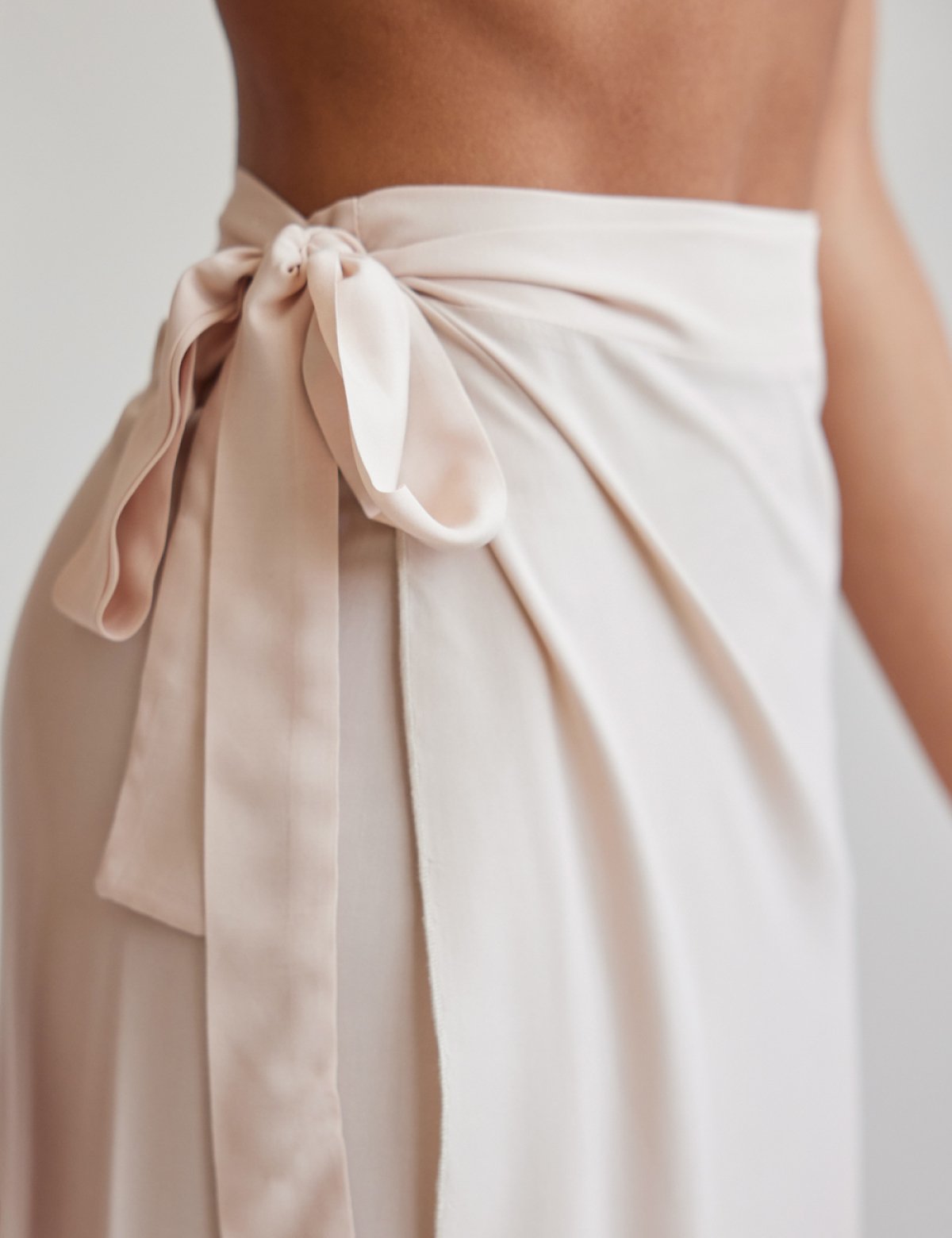 Wrap skirt with belt-10