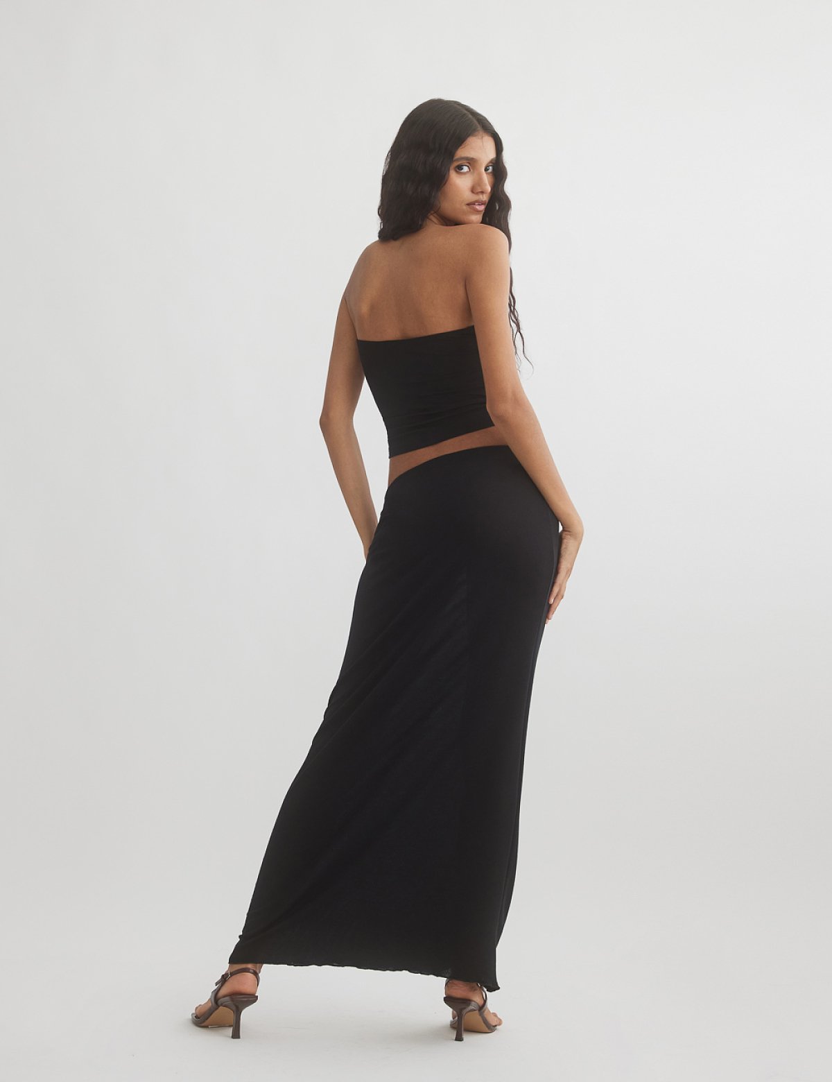 Light-knit maxi skirt-4