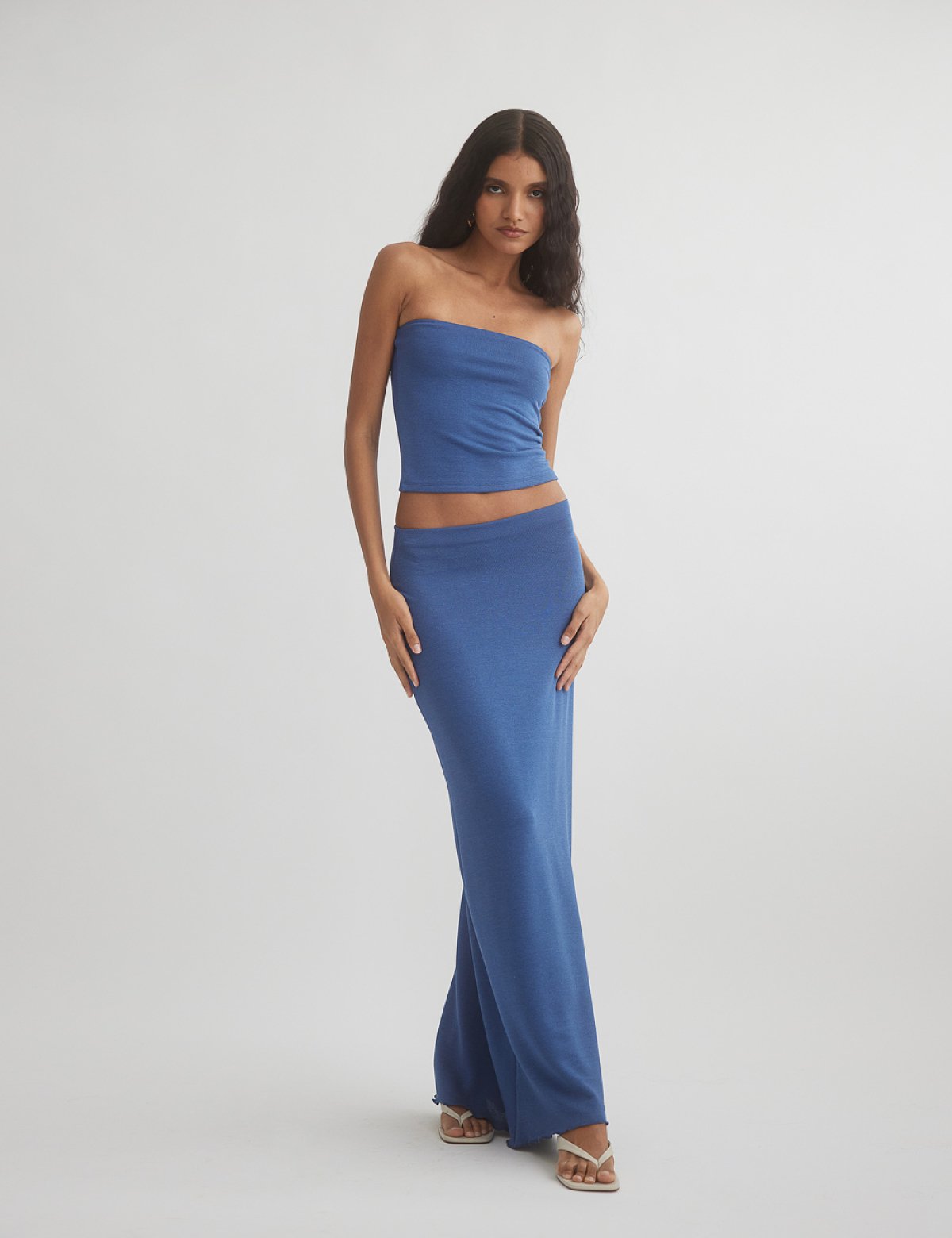 Light-knit maxi skirt-5