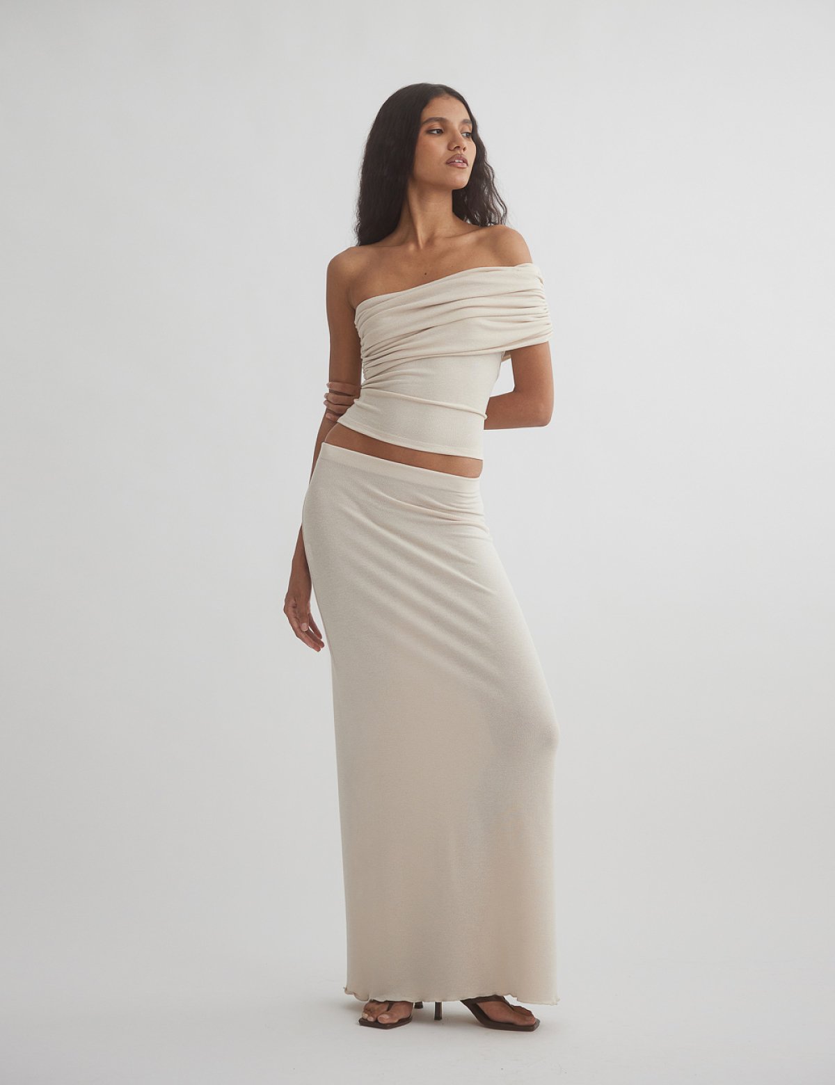 Light-knit maxi skirt-9