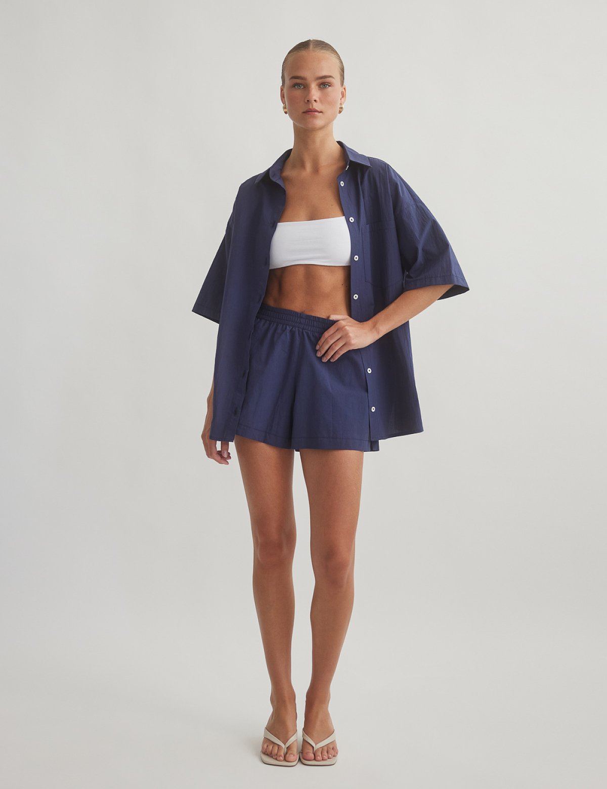 Γυναικείο σορτς από ποπλίνα