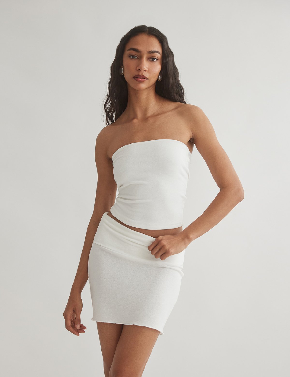 Light-knit mini skirt-13