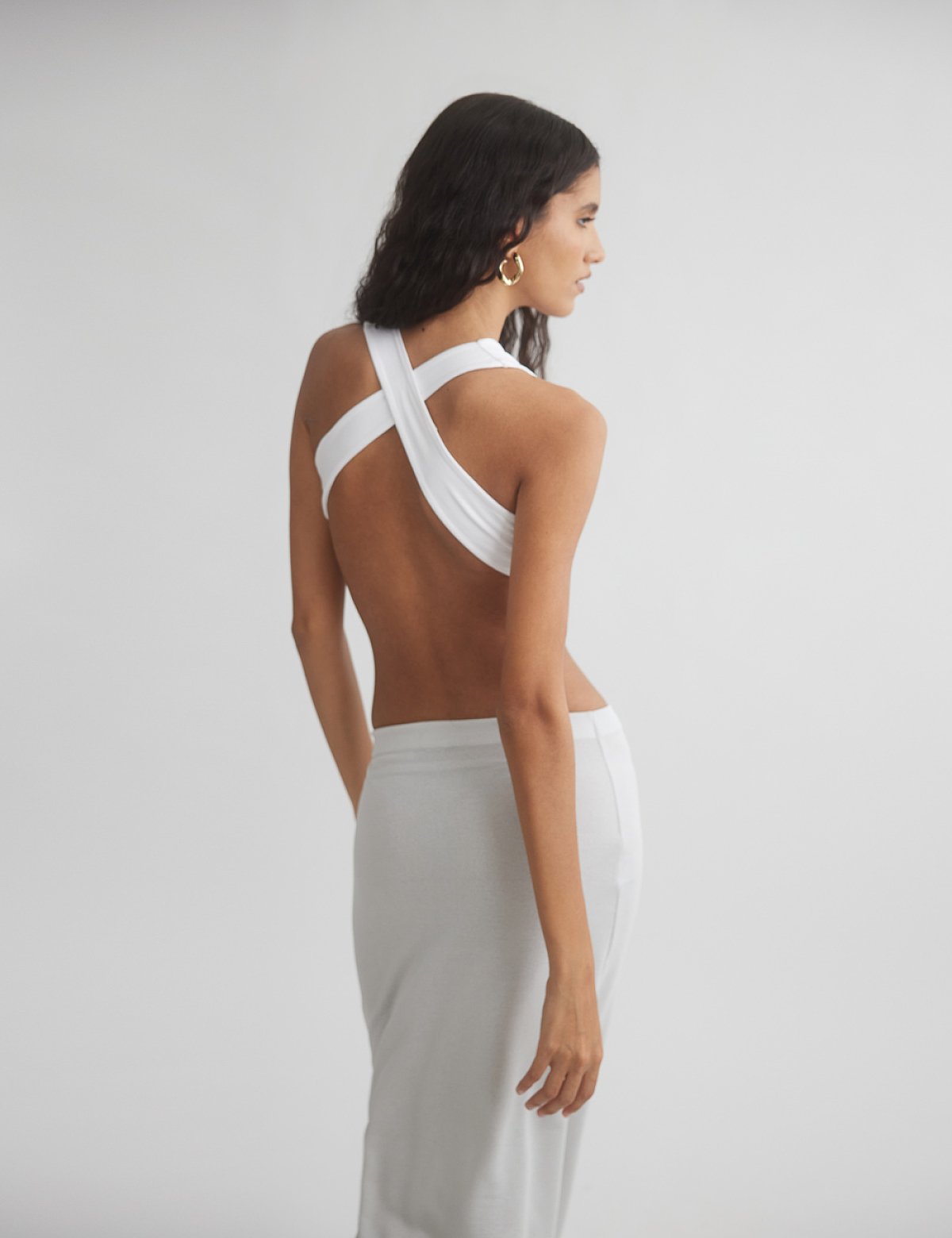 Crop top with crossed back-1