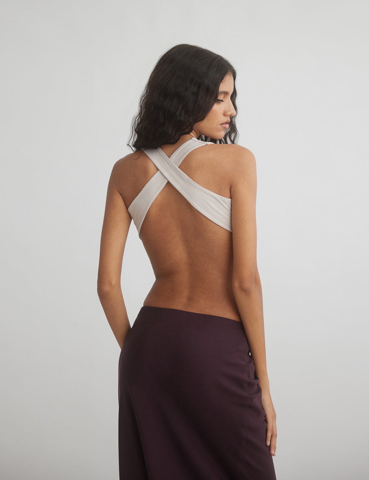 Crop top with crossed back-2
