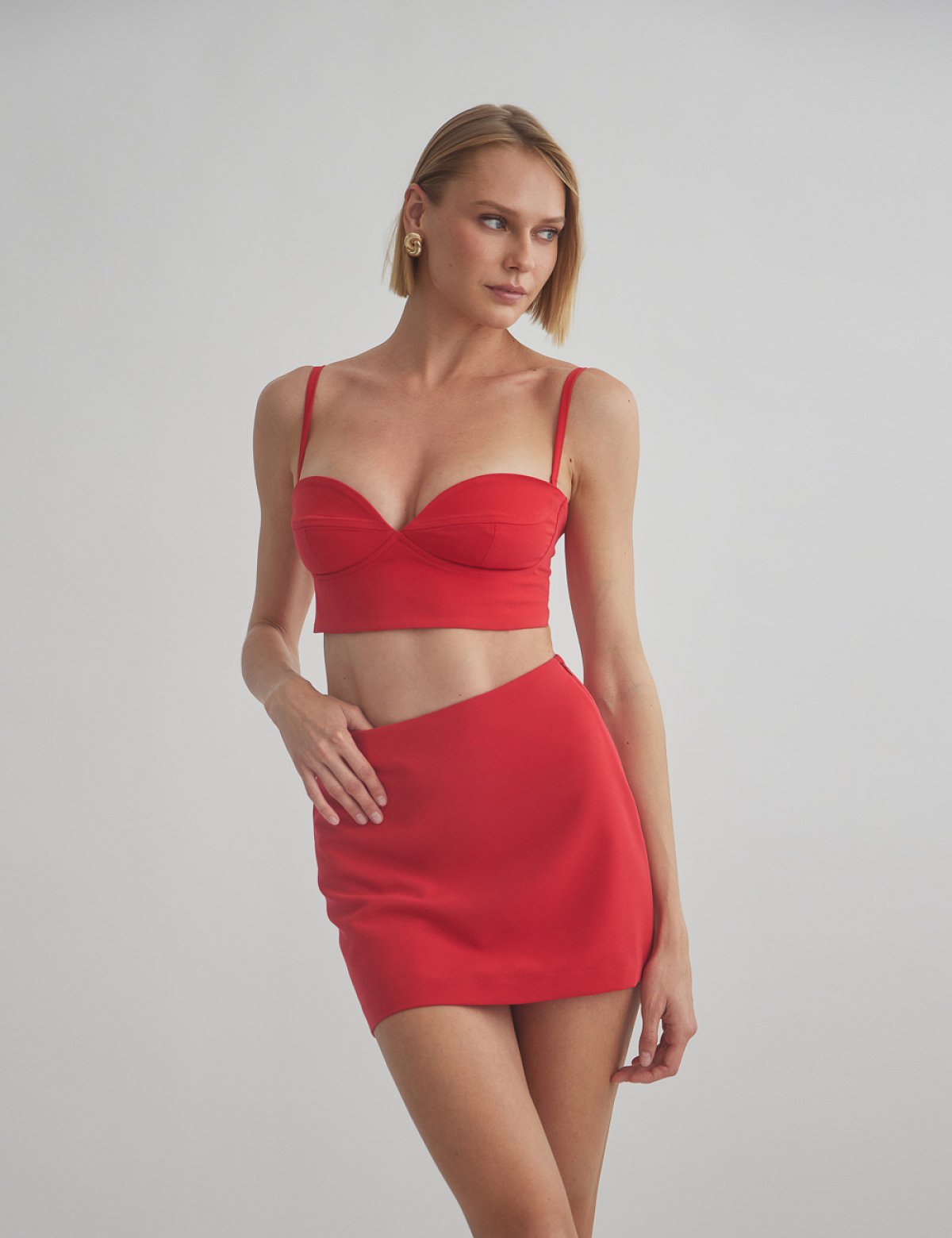 Γυναικείο κορσέ crop τοπ με τιράντες