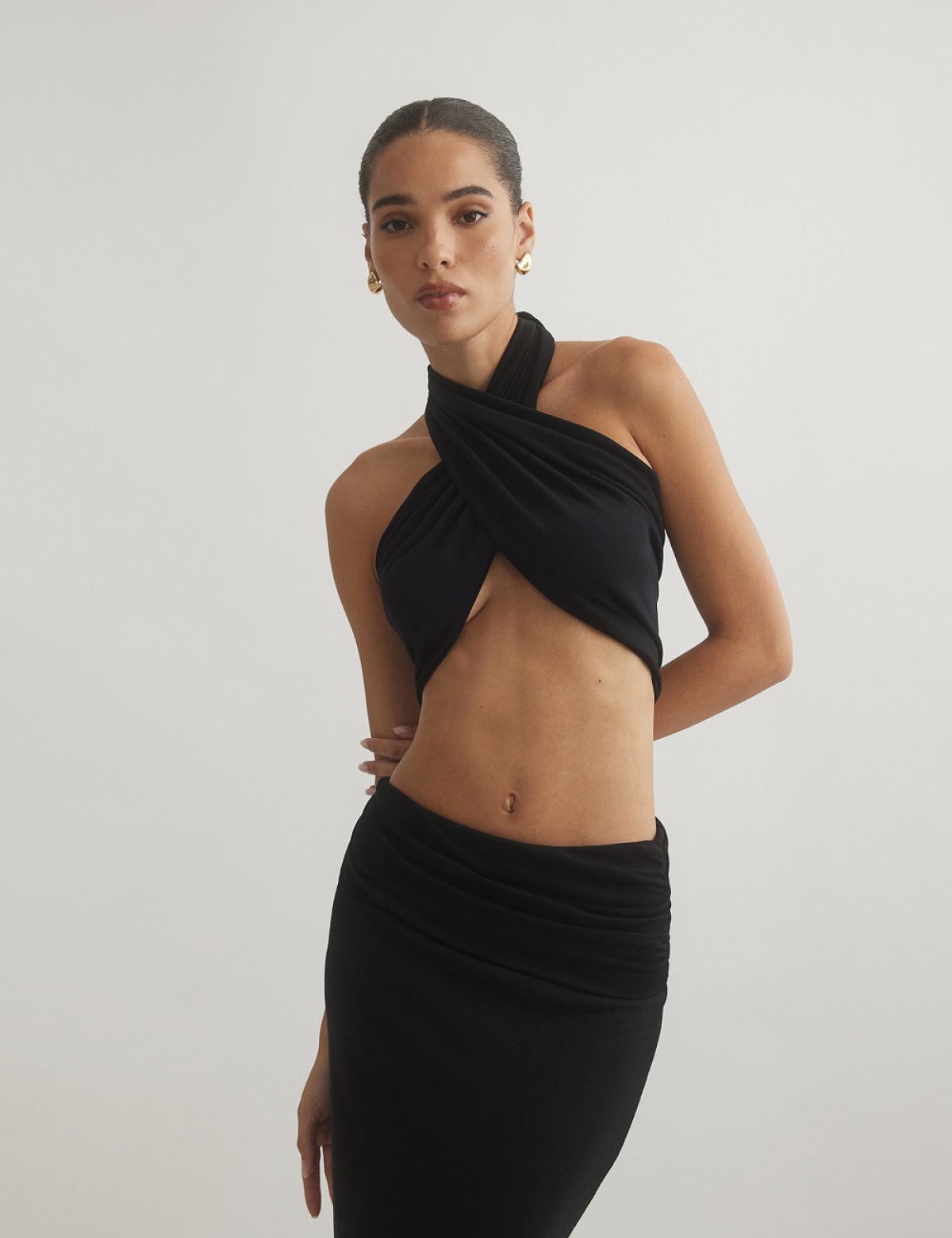 Γυναικείο τοπ με ελαφριά πλέξη