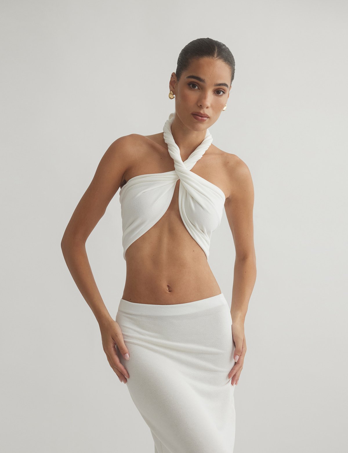 Γυναικείο τοπ με ελαφριά πλέξη