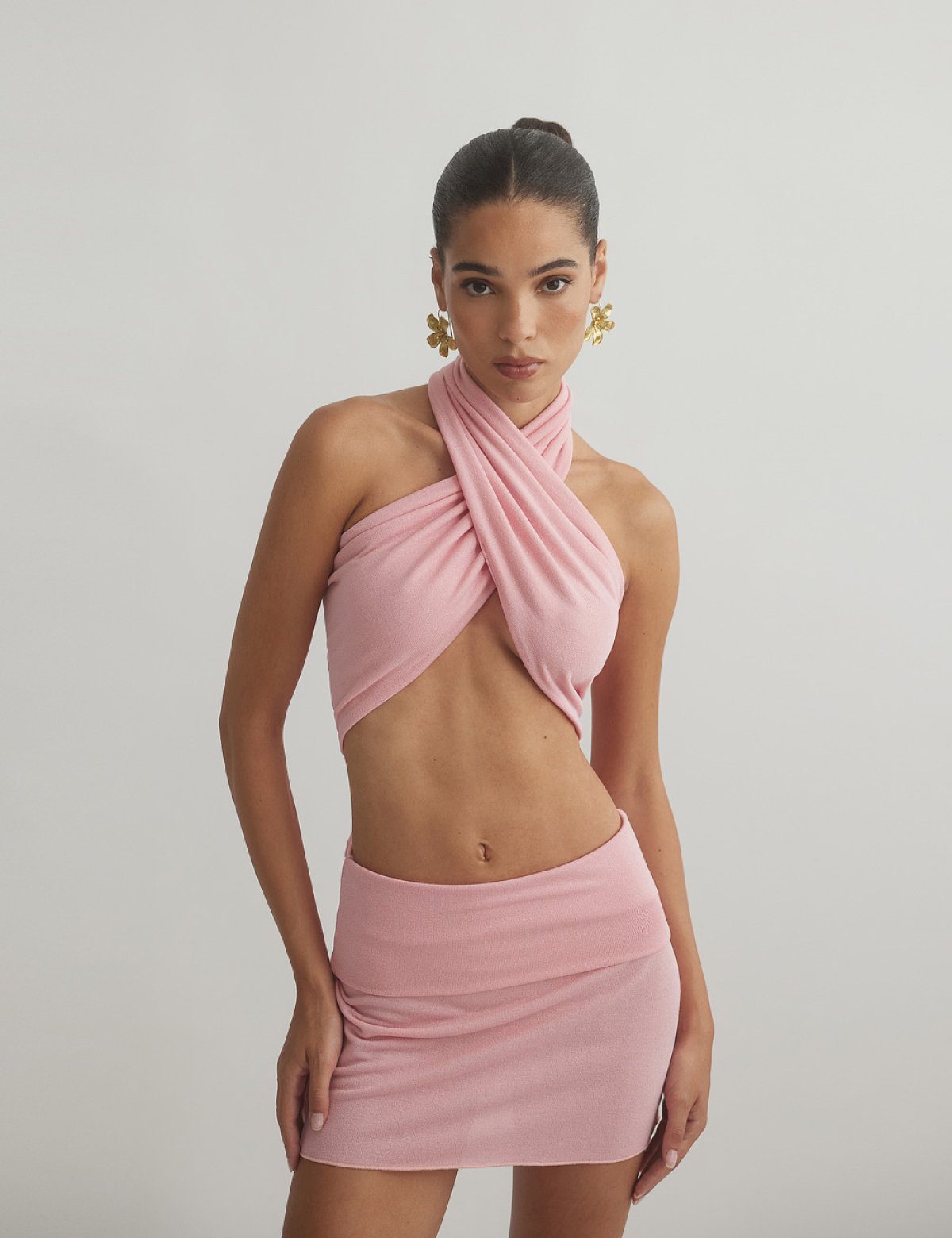 Γυναικείο τοπ με ελαφριά πλέξη