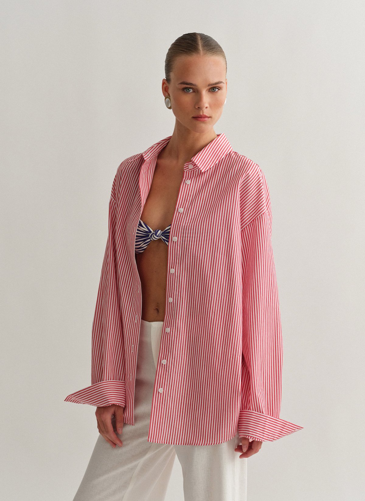 Oversized striped shirt-20